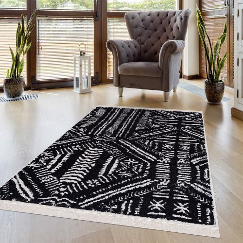 Cift Tarafli Kullanilabilen Yıkanabilir Modern Sacakli Kilim (Viyana)