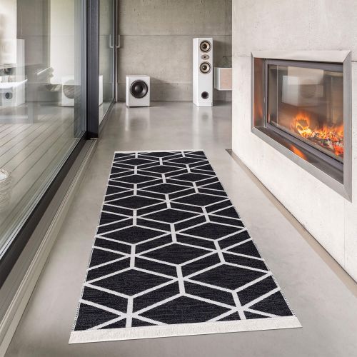 Cift Tarafli Kullanilabilen Yıkanabilir Modern Sacakli Kilim (Bern)