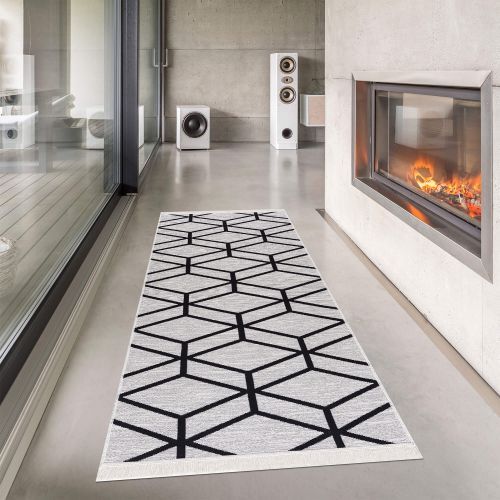 Cift Tarafli Kullanilabilen Yıkanabilir Modern Sacakli Kilim (Bern)